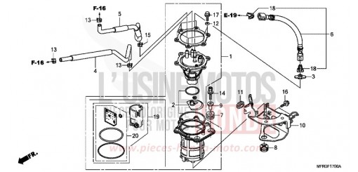 FUEL PUMP VT1300CXA de 2010
